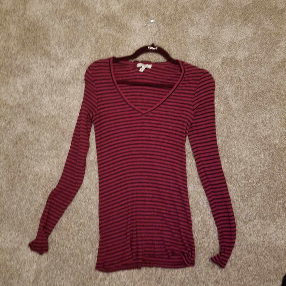 Express one eleven striped longsleeve